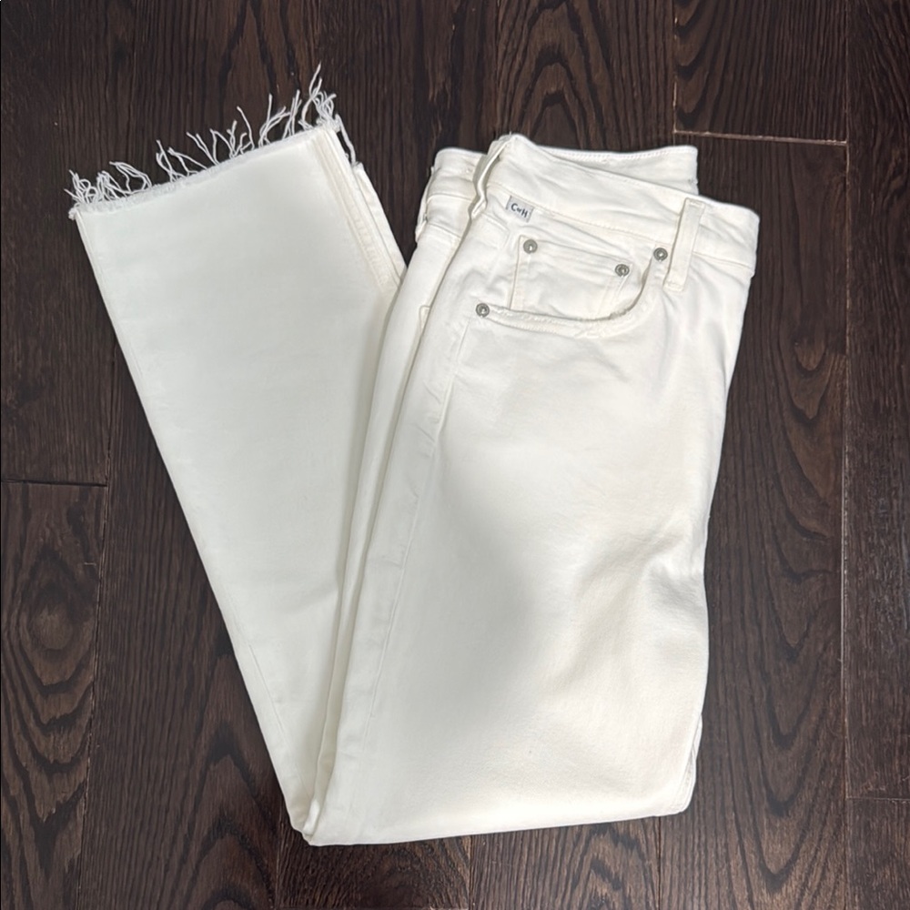 Citizens Of Humanity White Denim Jeans